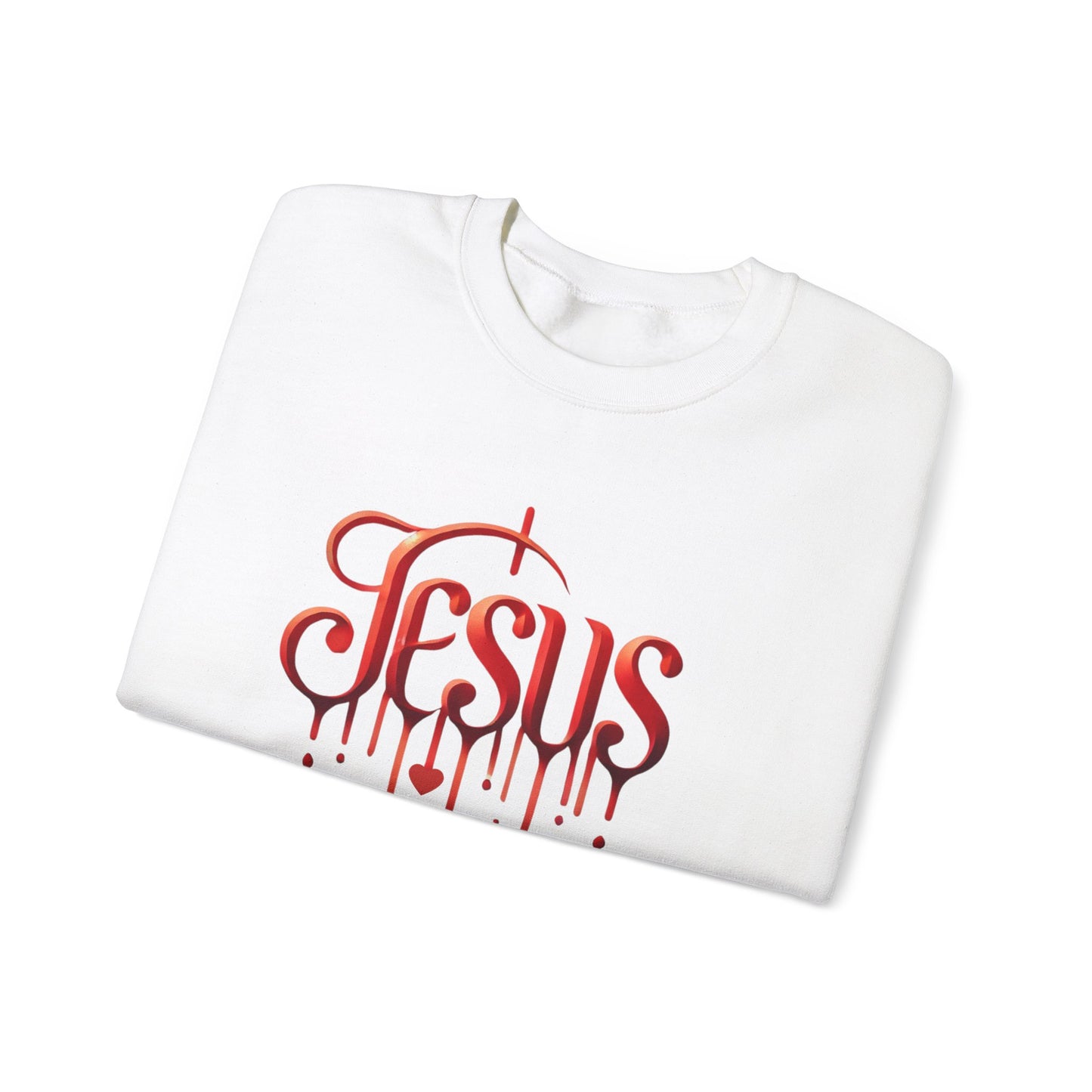 Jesus Loved Me First Valentine's Day Crewneck