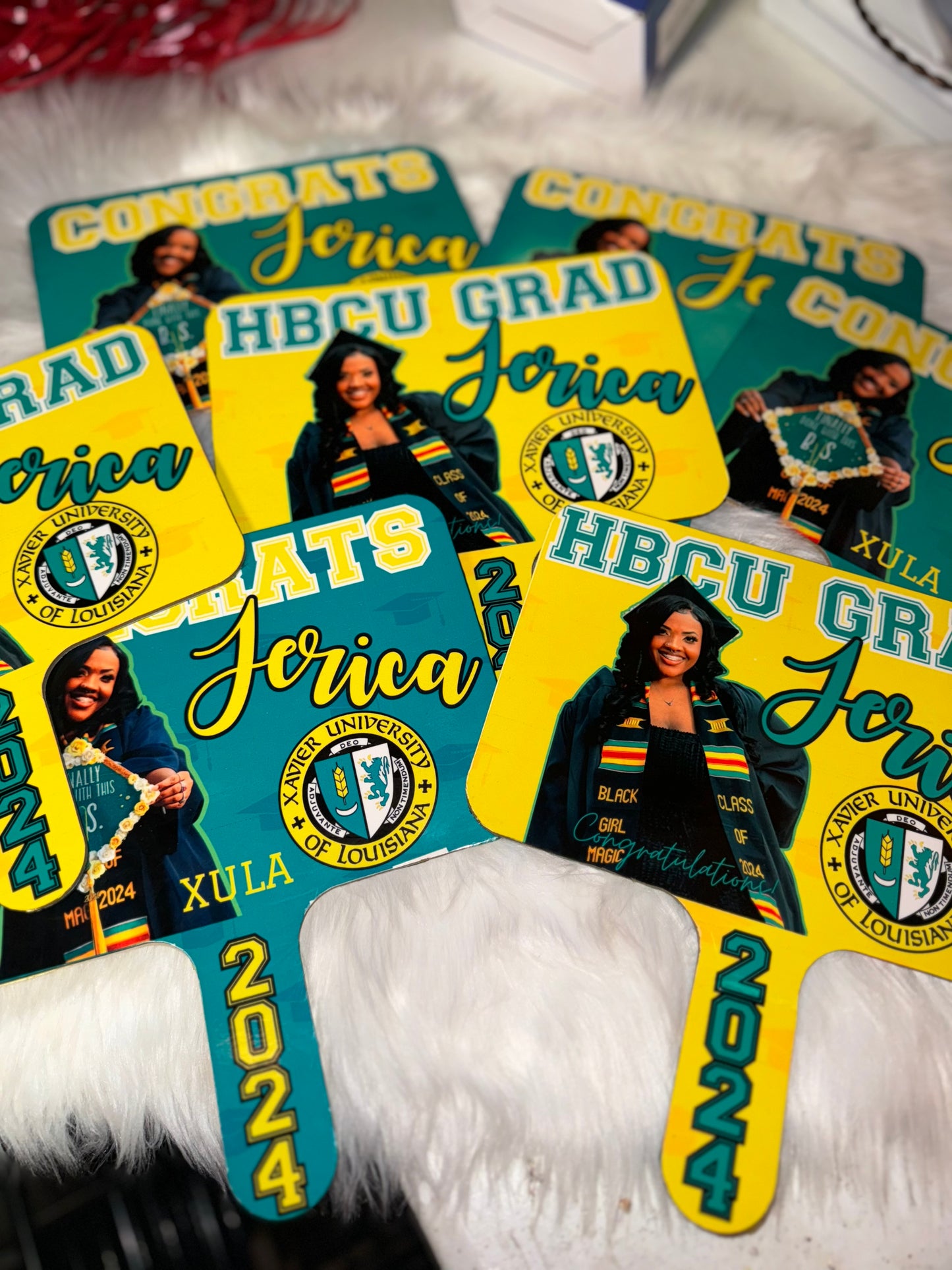 Custom Graduation Fan