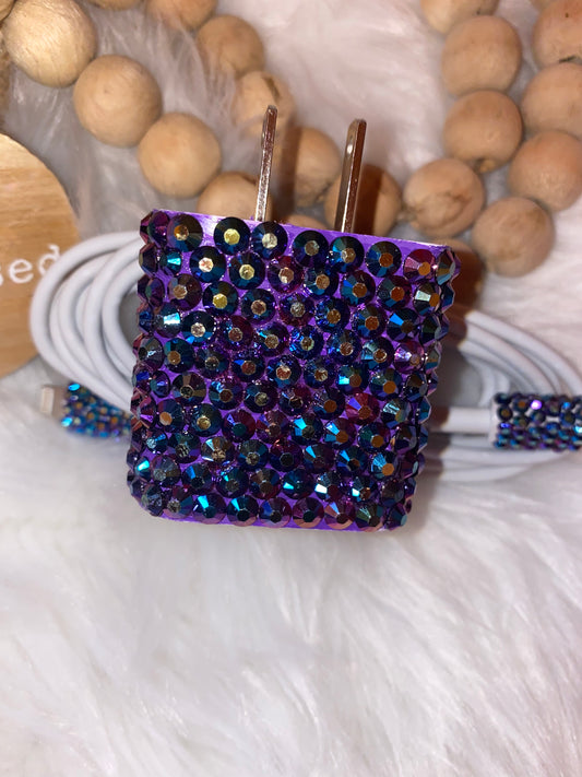 Custom Rhinestone USB Fast Charger