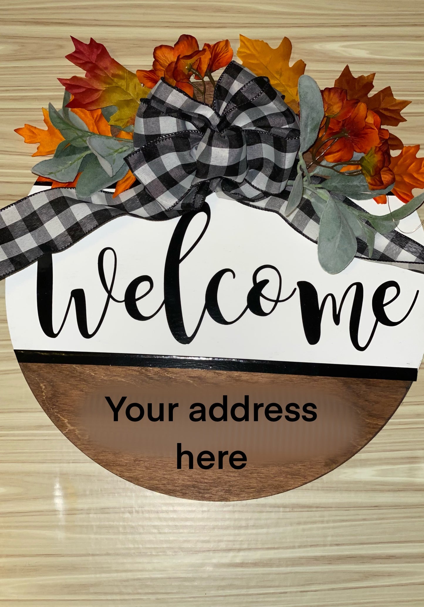 Front Door Welcome Sign