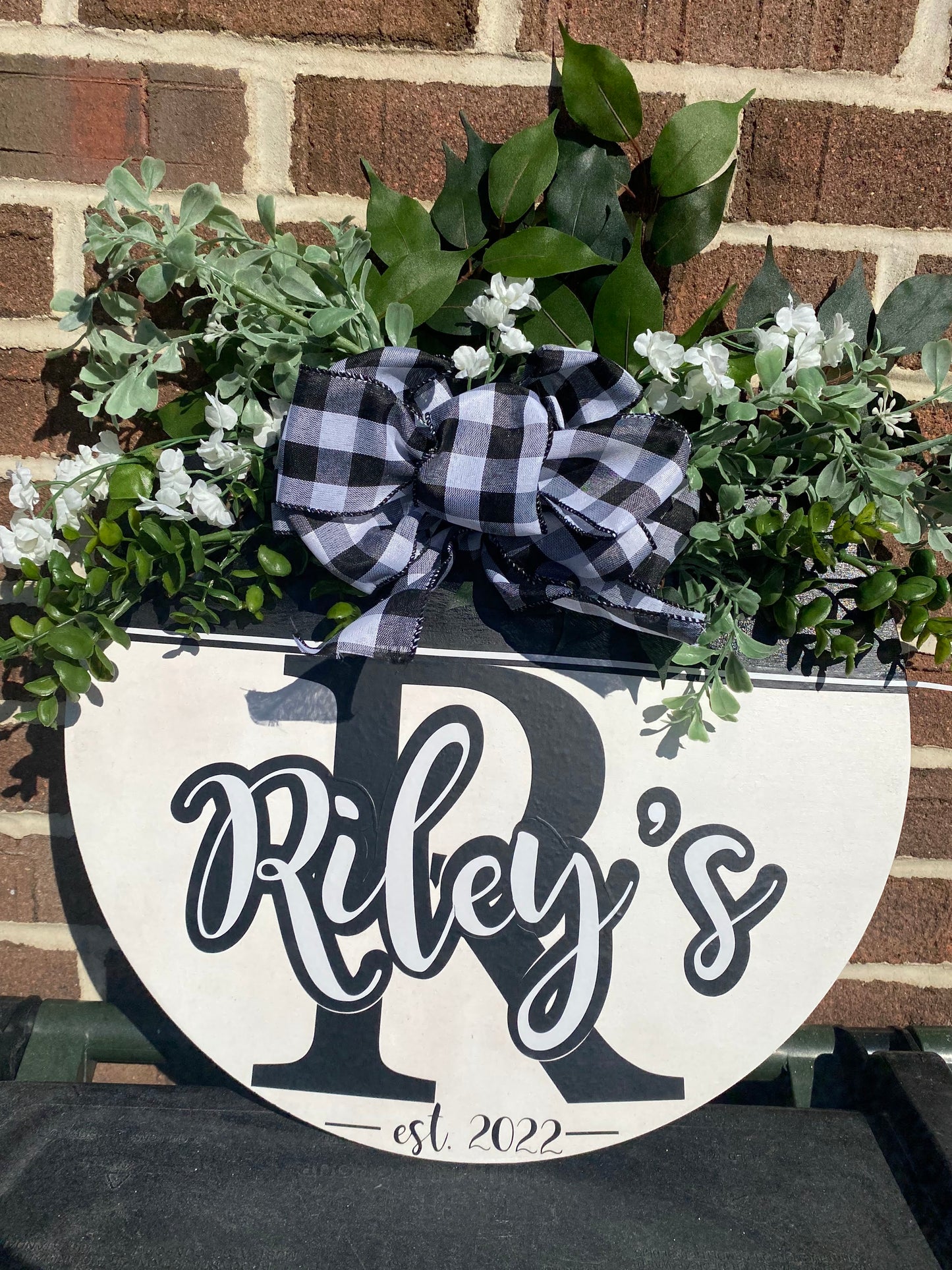 Front Door Welcome Sign