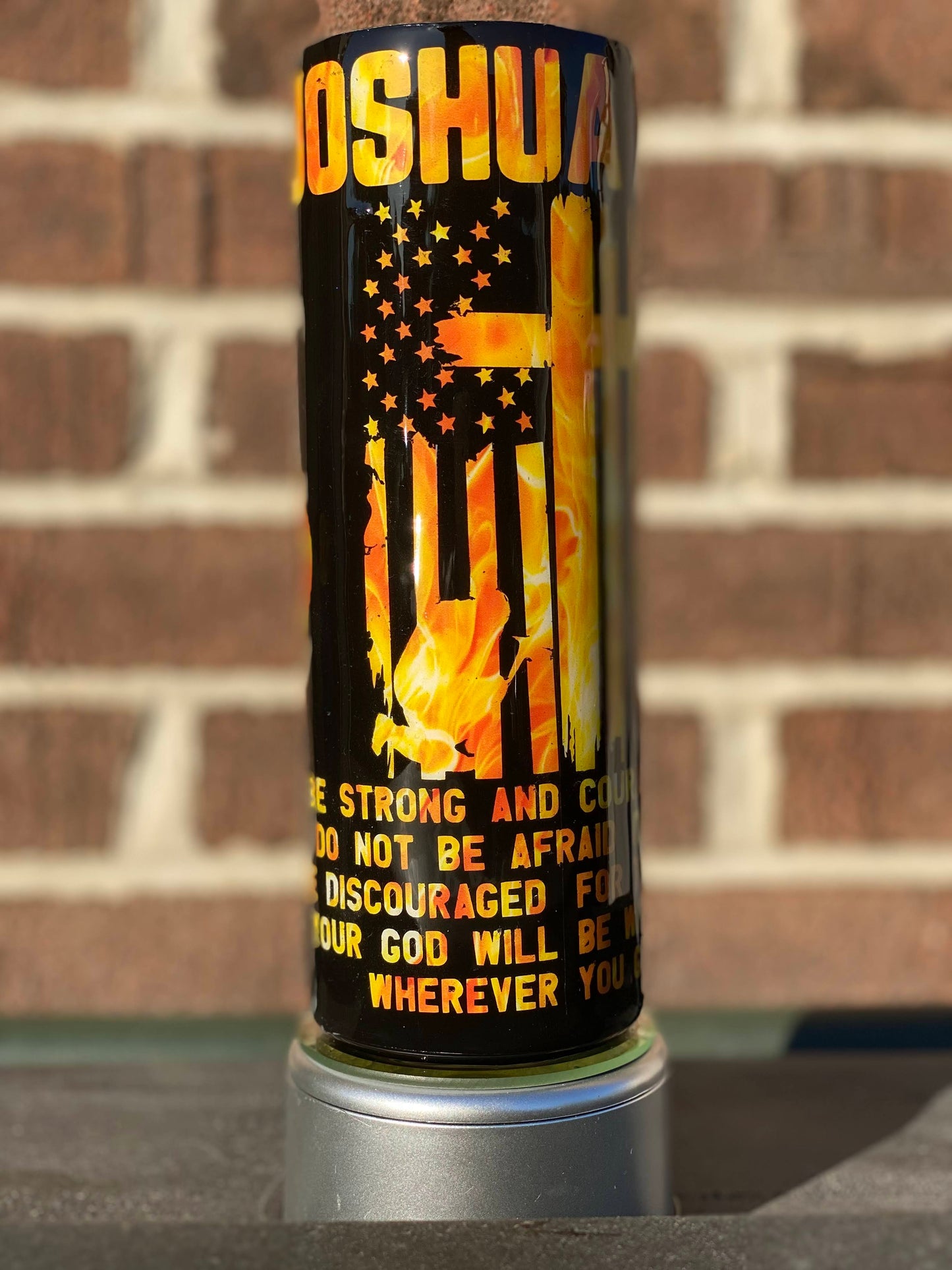 Fire Fighter Tumbler - 20 Oz Skinny