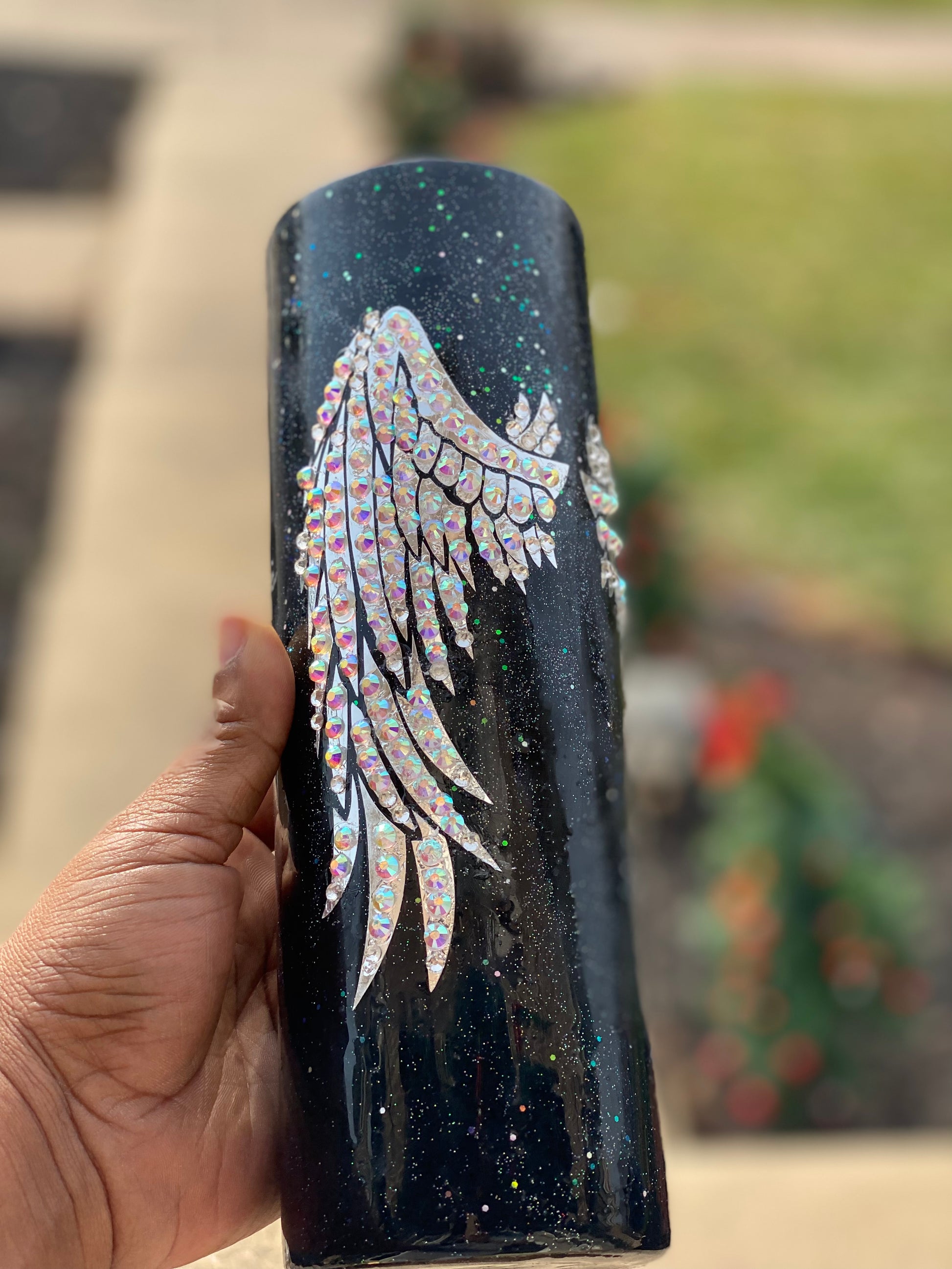 Moonlight Giraffe Tumbler – The Crafted Wings